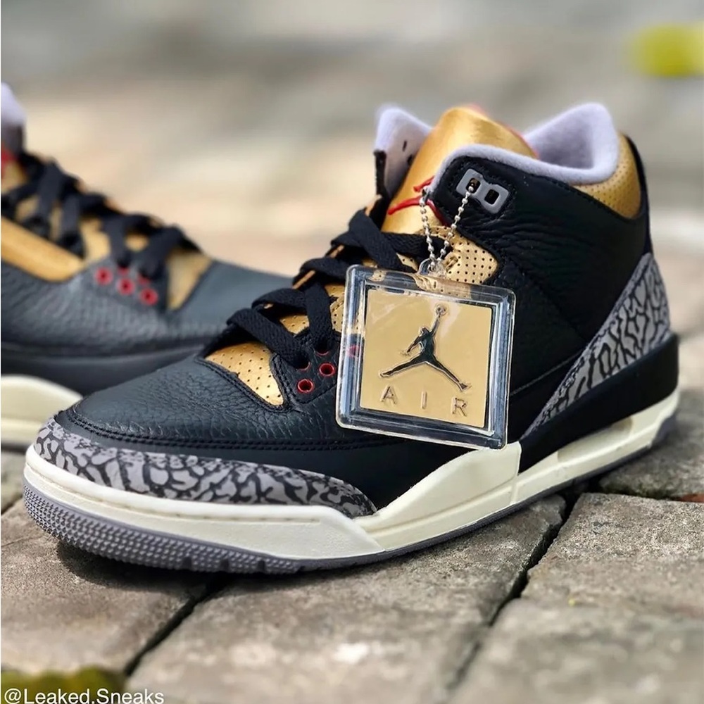 Wmns Air Jordan 3 Retro 'Black Gold'